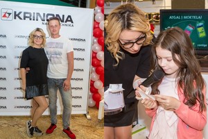 Švytinti Rūta Lukoševičiūtė-Daudienė džiaugėsi ūgtelėjusios dukters gabumais