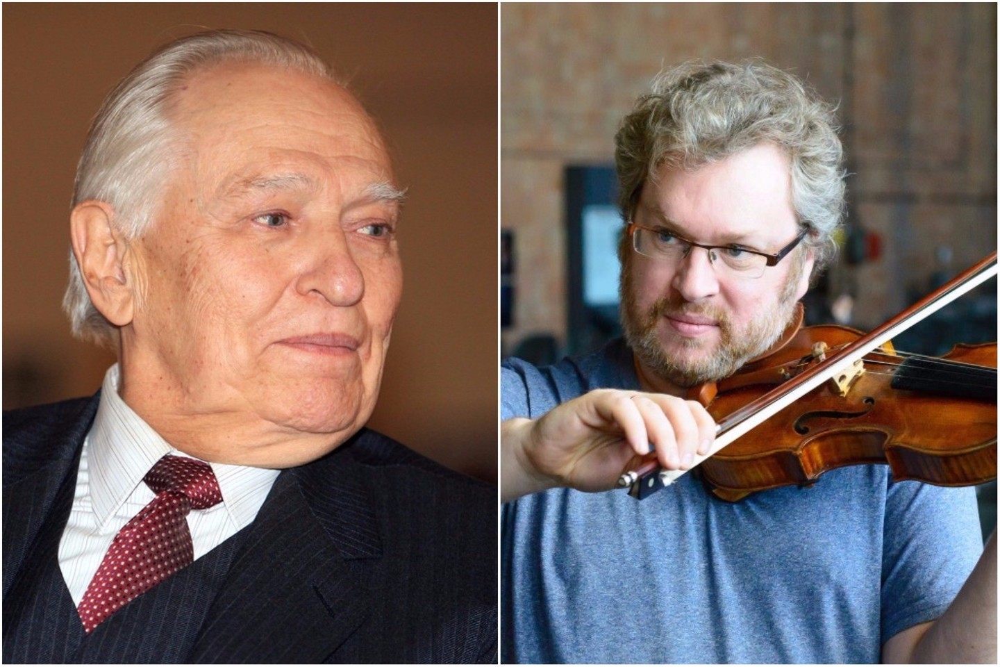  Prieš daugiau nei metus amžinatilsį maestro S. Sondeckis perleido tarptautinio Mažeikių meno festivalio vadovo pareigas talentingam smuikininkui Dž. Bidvai.<br> Lrytas.lt ir asmeninio archyvo nuotr.