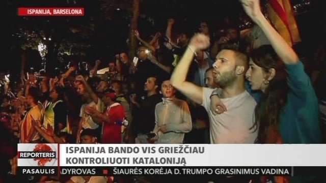 Ispanija bando vis griežčiau kontroliuoti Kataloniją