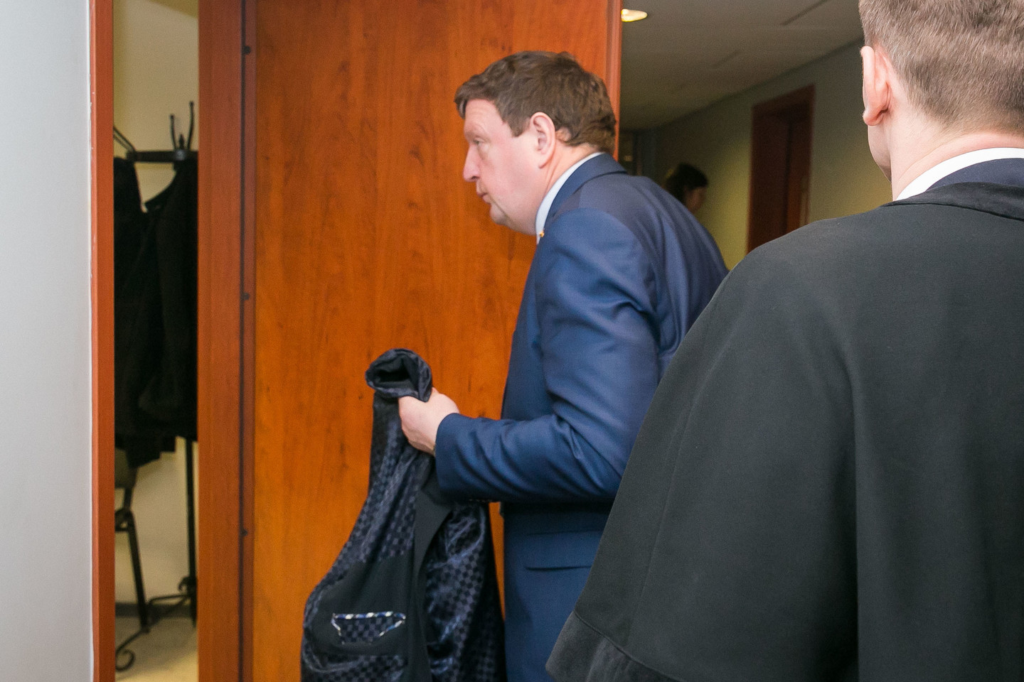 Apie tai, jog gali trauktis iš Seimo Antikorupcijos komisijos pirmininko pareigų, jei partija sulauktų teisėsaugos įtarimų, V.Gailius buvo pranešęs anksčiau šią vasarą.<br>T.Bauro nuotr.