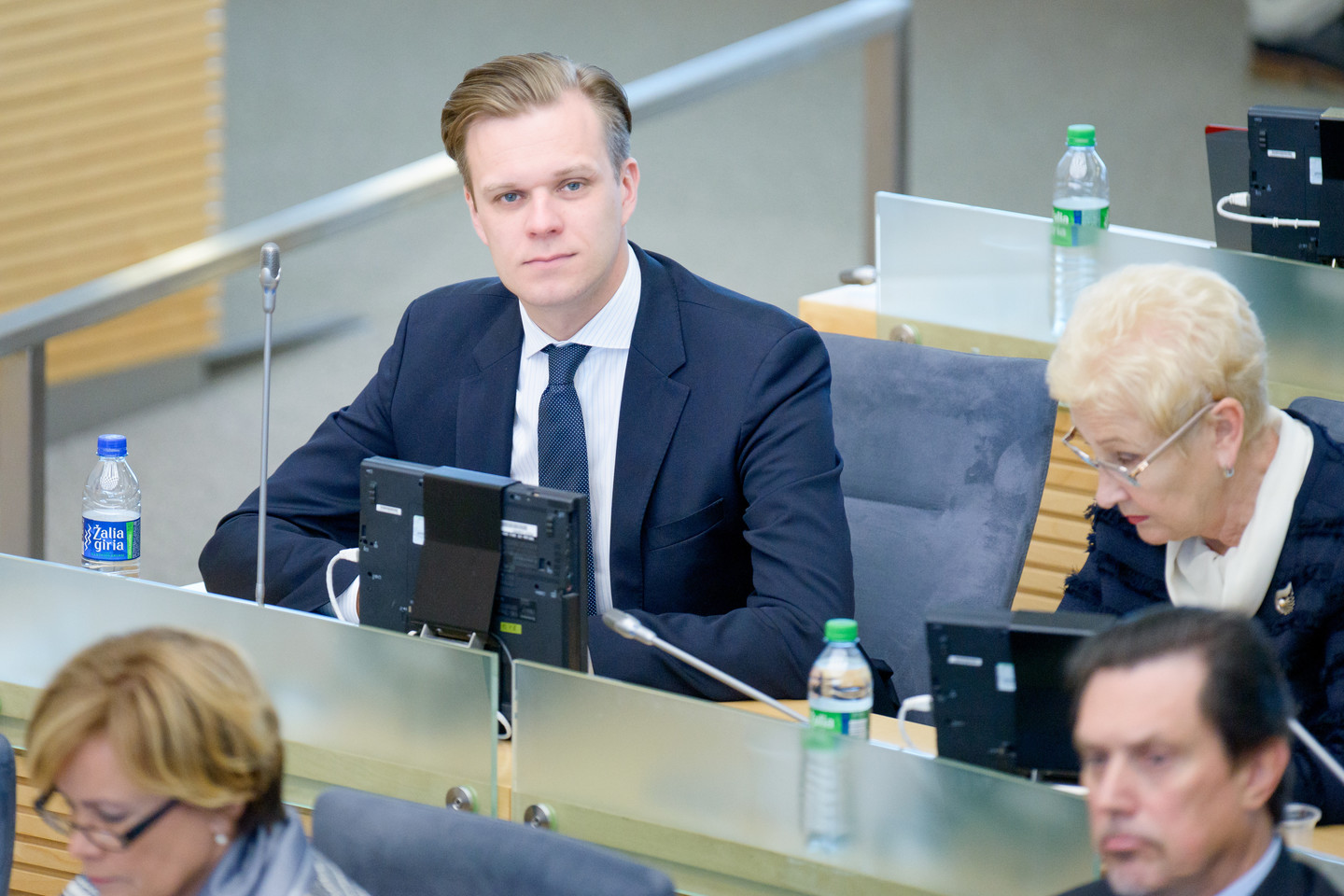 G.Landsbergis teigė, kad Lietuvai reikia stiprios politinės dešinės.<br>J.Stacevičiaus nuotr.