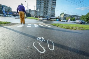 Kauno pėstieji dažniau stabteli – perėjas papuošė piešiniai