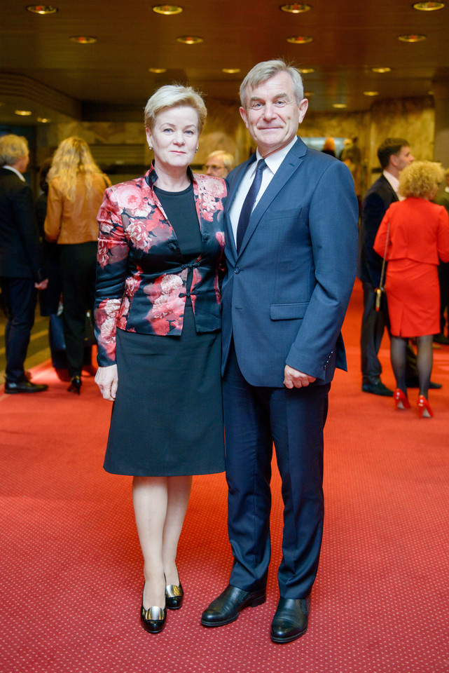  Koncerte apsilankė Seimo pirmininkas V.Pranckietis su žmona Irena.<br> J.Stacevičiaus nuotr. 