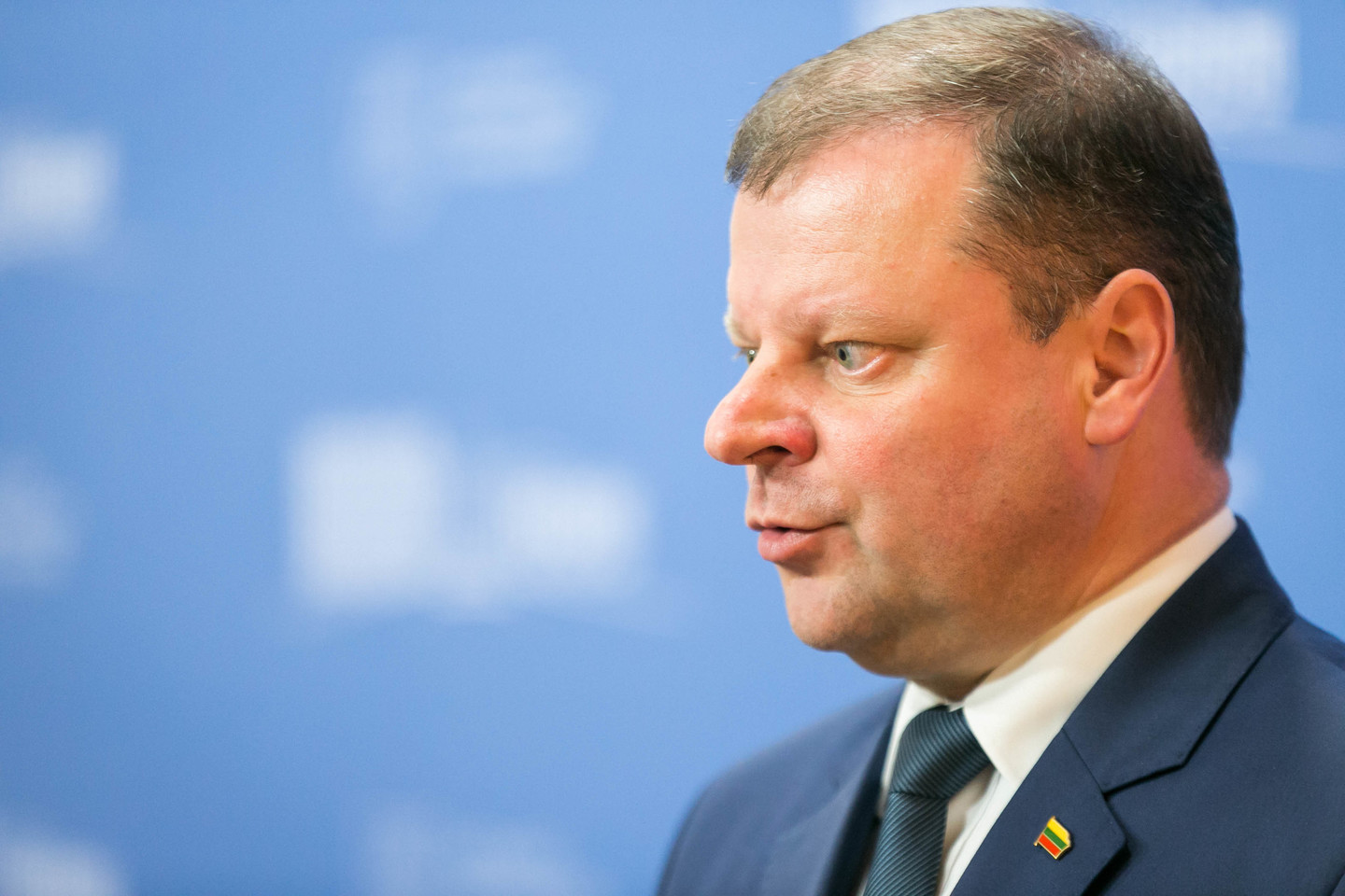 Savo nuomonę apie politinę situaciją pareiškė ir premjeras Saulius Skvernelis.<br> T.Bauro nuotr.