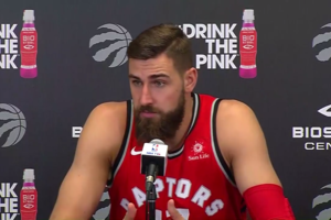 Šmaikštumo nestokojęs Jonas Valančiūnas davė pažadą naujajam sezonui