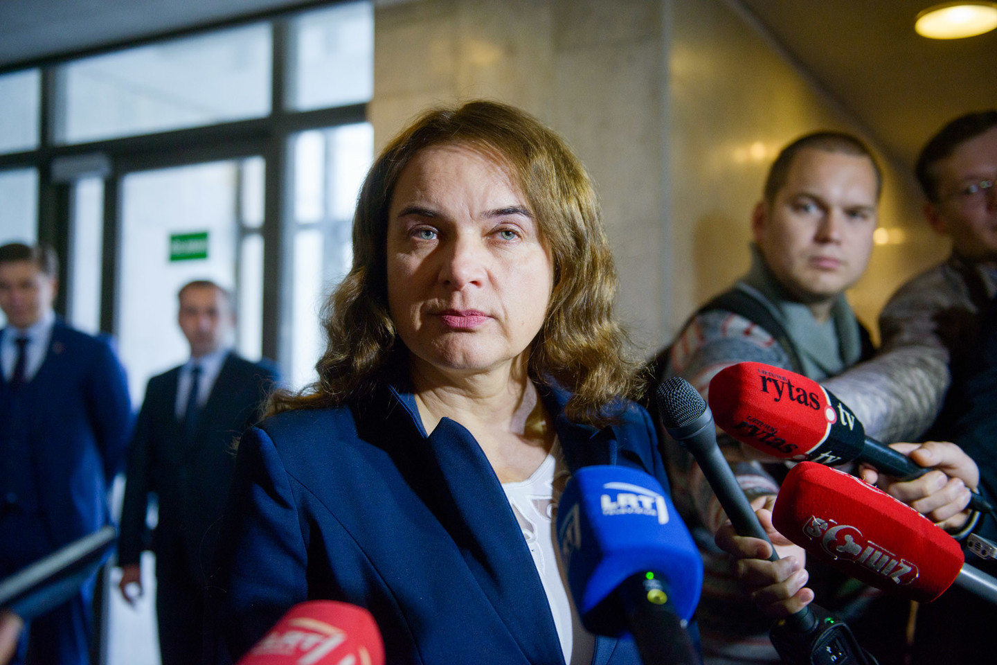 Socialdemokratams nusprendus trauktis iš koalicijos poste nutarė likti ne tik L.Linkevičius, bet ir nepartinė teisingumo ministrė Milda Vainiutė.<br>J.Stacevičiaus nuotr.