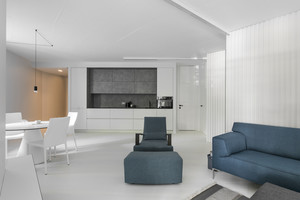 Baltas  vilnietės būstas – išties įspūdingas