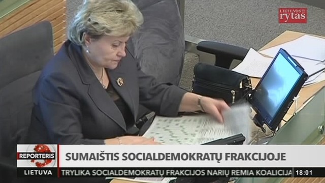 Sumaištis socialdemokratų frakcijoje