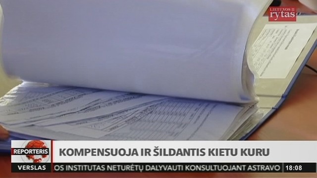 Kompensacijos bus ir šildantiems namus kietu kuru