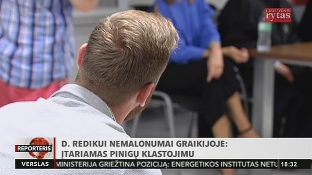 Dovydas Redikas Graikijoje įtariamas pinigų klastojimu