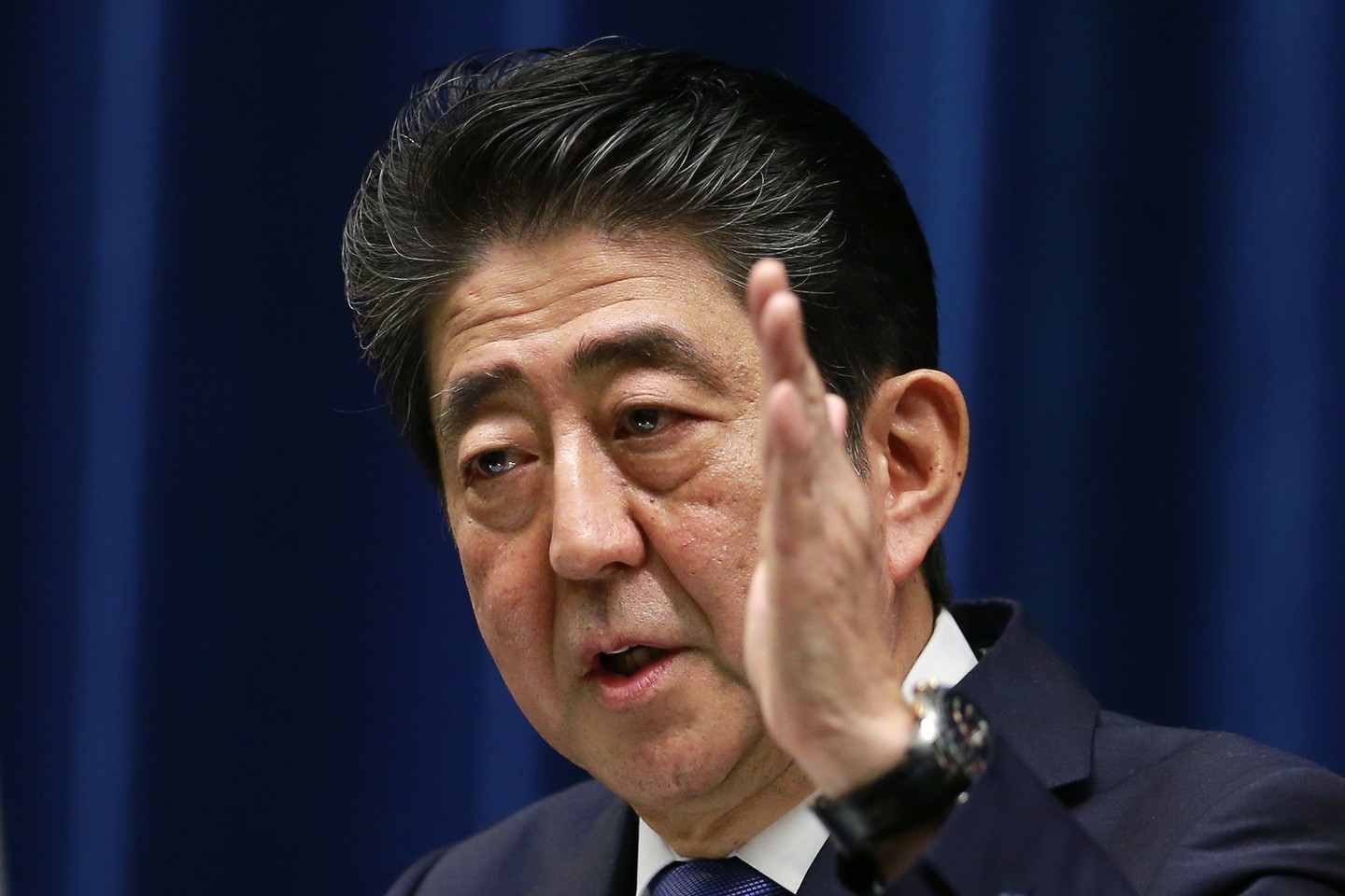 Japonijos premjeras Shinzo Abe.