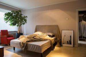 Užsukite į trijų kambarių butą Justiniškėse, kurį sukūrė profesionalė