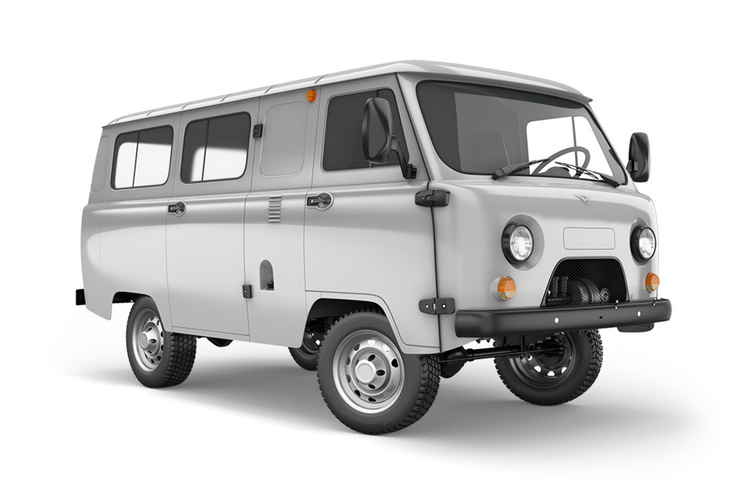 UAZ mikroautobusas su neesminiais konstrukcijos pakeitimais gaminamas nuo 1965 metų.<br>Gamintojo nuotr.