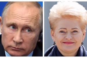 Vladimiras Putinas skundžiasi Dalia Grybauskaite: „Kodėl ji ant manęs visą laiką varo?“