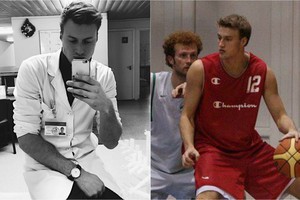 Jaunas chirurgas tiesiai iš operacinės žengia į krepšinio aikštelę