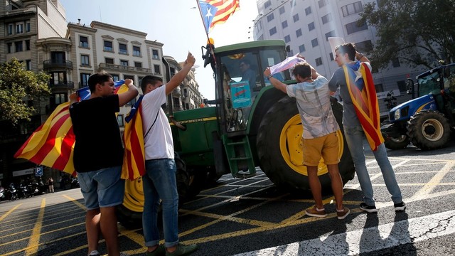 Protestai Barselonoje nesiliauja – ar Europoje atsiras nauja valstybė?