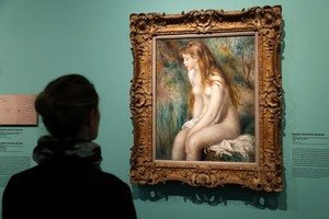 Prieš pat aukcioną pavogtas brangus P.A.Renoir'o paveikslas