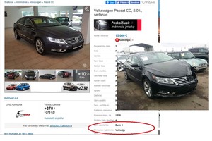 Automobilio ieškojęs vilnietis pastebėjo apgavystę, bet pardavėjo žodžiai nustebino dar labiau