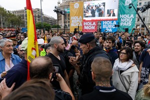 Diena po referendumo Katalonijoje: pyktis ir nusivylimas veržėsi per kraštus