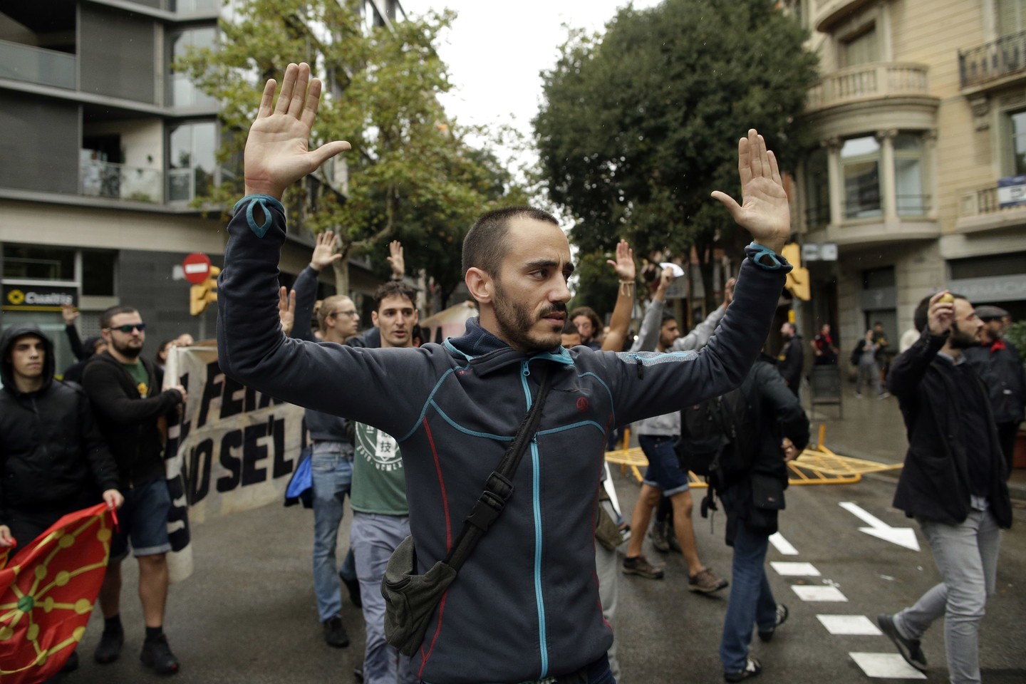  Katalonijoje situacija - labai įtempta.<br> AP nuotr.