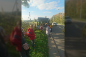 Vilniuje sutriko autobuso vairuotojo sveikata – autobusas su keleiviais nuvažiavo nuo kelio
