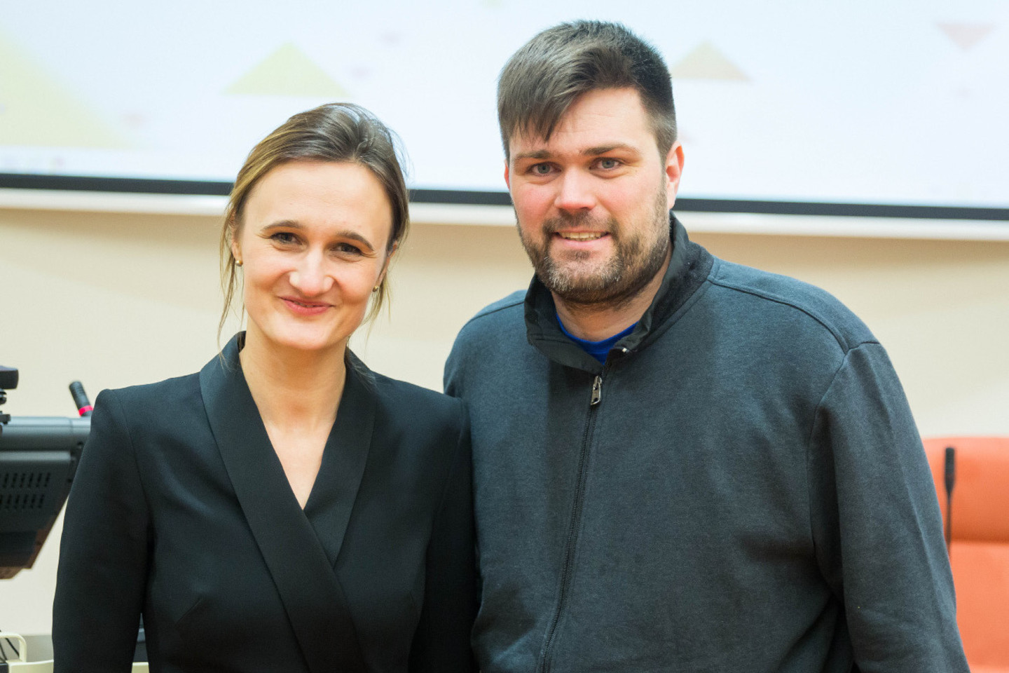 Seimo narę Viktoriją Čmilytę-Nielsen (34 m.) ir jos vyrą šachmatininką Peterį Heine Nielseną (44 m.) aplankys gandrai. <br>J.Stacevičiaus nuotr.