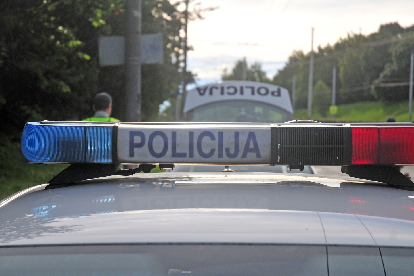 Vilniaus pakraštyje blogai pasijutusi vairuotoja sukėlė avariją.<br>A.Vaitkevičiaus asociatyvi nuotr.