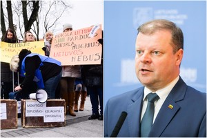 Mokytojai kelia reikalavimus, tačiau premjeras įsitikinęs - pinigai problemų neišspręs