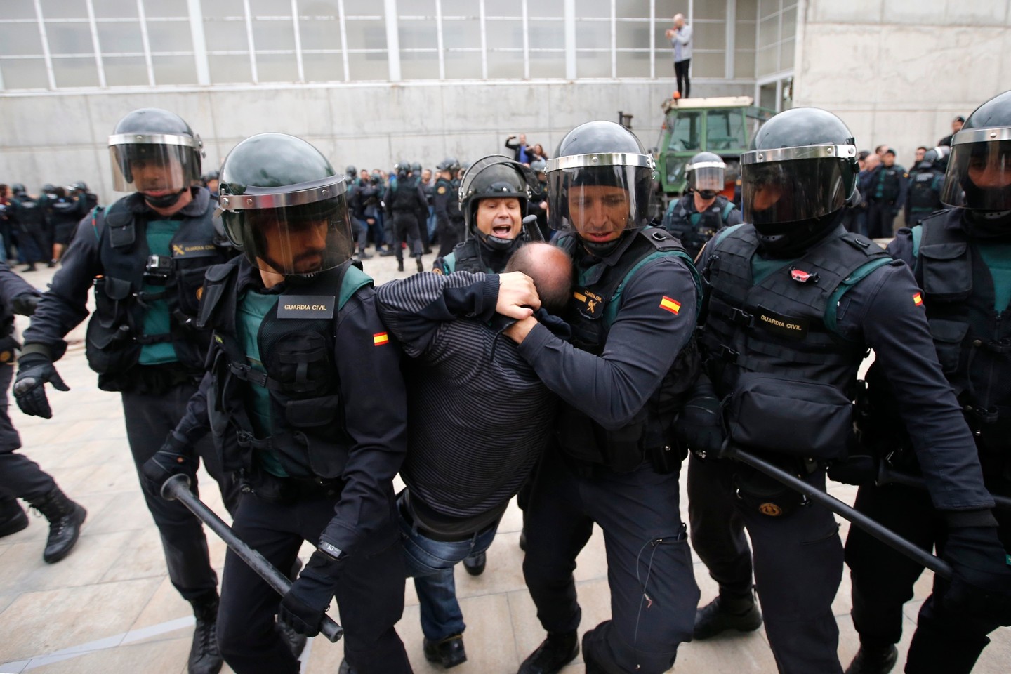 Katalonija referendumu nusprendė atsiskirti nuo Ispanijos.<br>AFP/Scanpix nuotr.