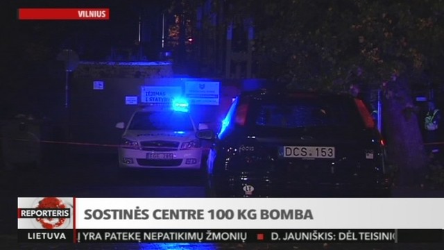 Vilniuje iškasta aviacinė bomba