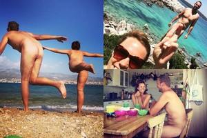 Nudistų pora stulbina: pikantiškos jų nuotraukos tapo interneto sensacija