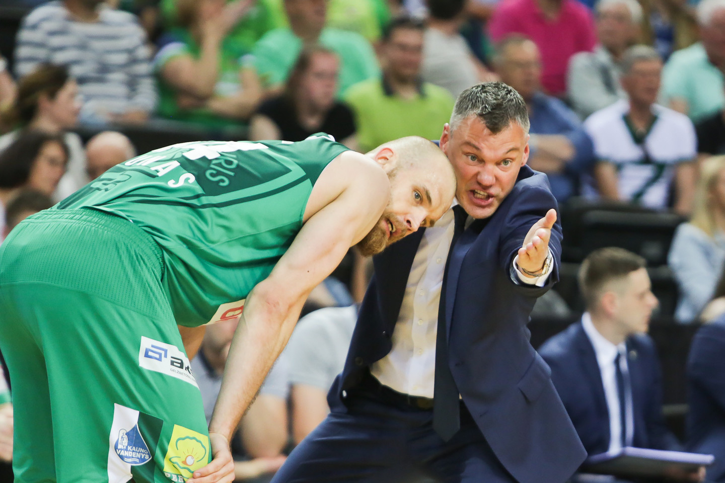 Kauno Žalgiris, Klaipėdos Neptūnas, pusfinalis, Šarūnas Jasikevičius, Antanas Kavaliauskas<br>G.Bitvinsko nuotr.