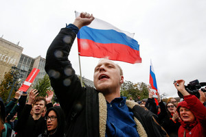 Opozicijos dovana prezidentui Vladimirui Putinui: protestuotojai rinkosi visoje šalyje