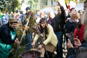 Gruzinų virtuvės mėgėjai pagamino rekordišką kiekį chinkalių
