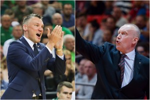 Prieš „Žalgirio“ ir „Lietuvos ryto“ kovą – Šarūno Jasikevičiaus ir Rimo Kurtinaičio skausmai