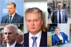 Apklausa: prezidento rinkimuose balsuotų už tris kandidatus