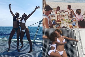 Vyrą neištikimybe ir smurtu apkaltinusi Mel B mėgavosi karštomis atostogomis