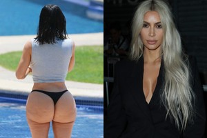 Celiulito kritikos palaužta Kim Kardashian nesutramdė ašarų – puolė į isteriją