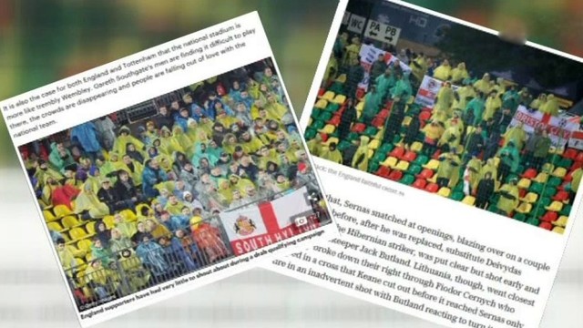 Jungtinės Karalystės spauda šaiposi iš lietuvių futbolo stadiono