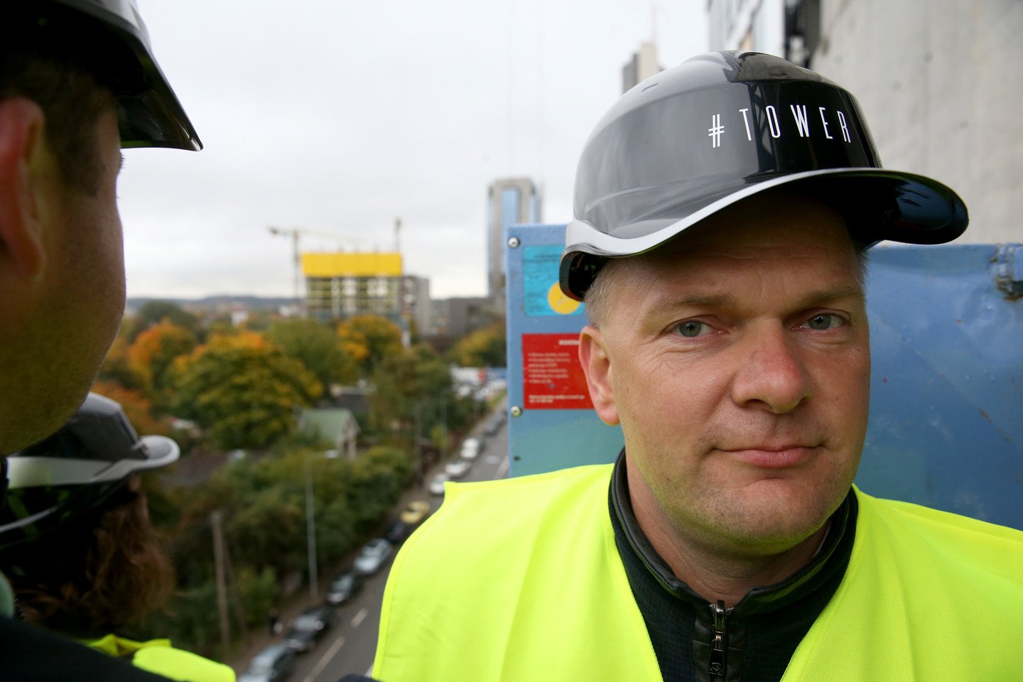  Nekilnojamojo turto bendrovės „Irec Baltic“, vykdančios „#Tower“ statybas, vadovas S.Kulvietis.<br> R.Danisevičiaus nuotr.