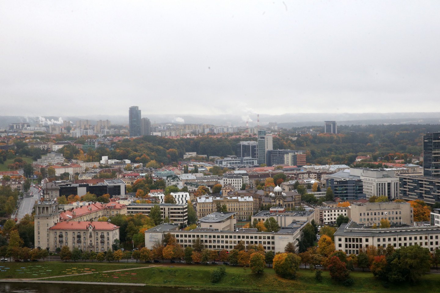 Vaizdų į sostinės panoramą kaina – vidutiniškai 3,5 tūkst. eurų už kv. metrą.<br> R.Danisevičiaus nuotr.