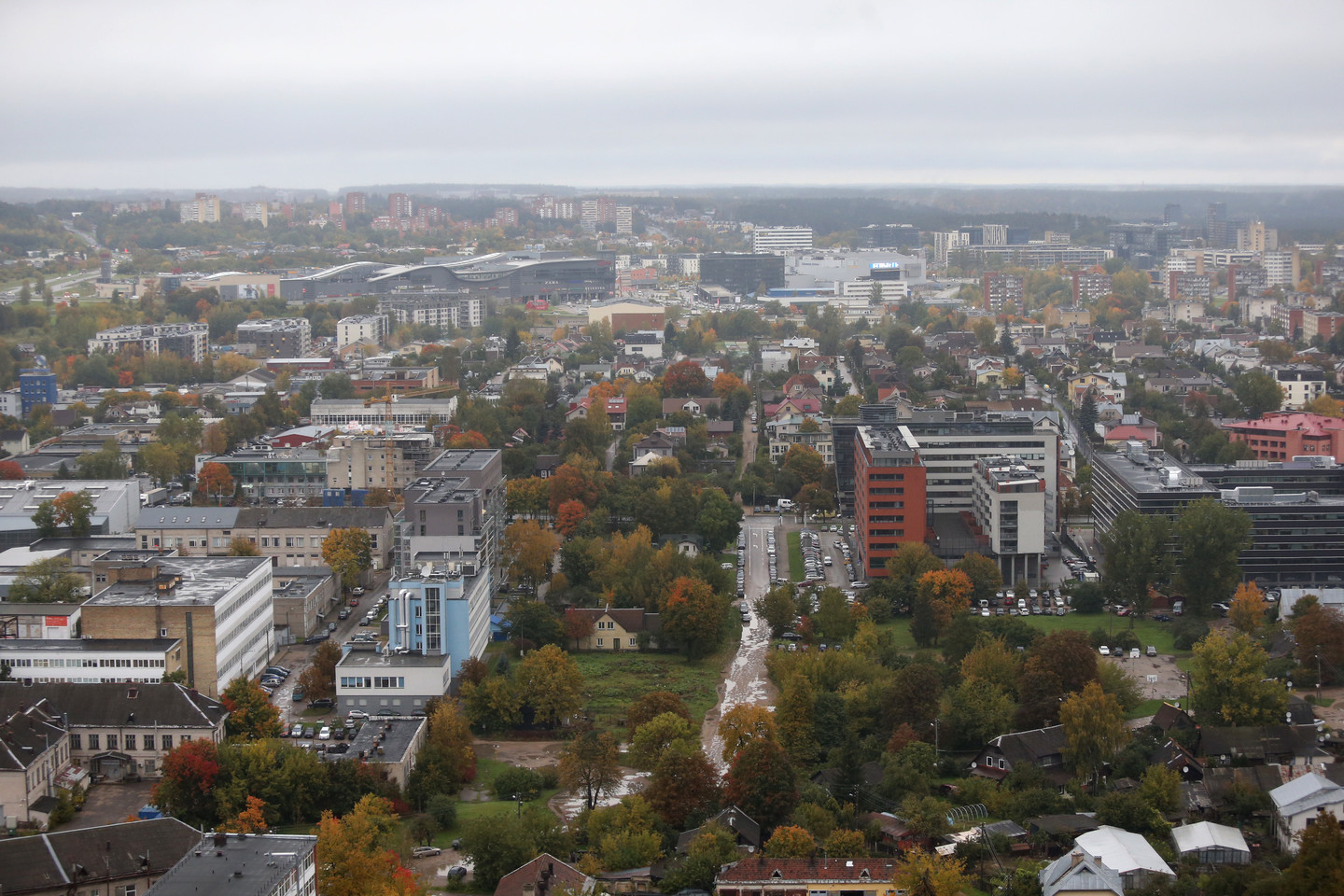 Vaizdų į sostinės panoramą kaina – vidutiniškai 3,5 tūkst. eurų už kv. metrą.<br> R.Danisevičiaus nuotr.