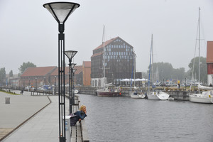 Klaipėdą semia vanduo: Danės upėje jis pakilo daugiau kaip metrą