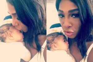 Tenisininkė Serena Williams parodė savo paūgėjusią pirmagimę