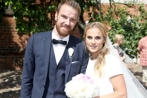 Krepšininkas Martynas Gecevičius ir jo žmona Lina laukia pirmagimio