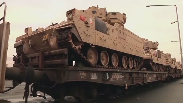 Rusija kaltina JAV slapta dislokavus antrą tankų brigadą Lenkijoje