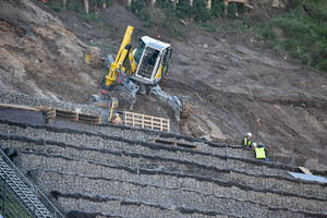 Po užsitęsusių lietingų orų labai padidėjo nuošliaužos Gedimino kalno pietrytiniame šlaite rizika