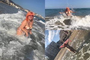 Daina Bilevičiūtė nepaliauja stebinti: įpusėjus spaliui taškėsi bangose