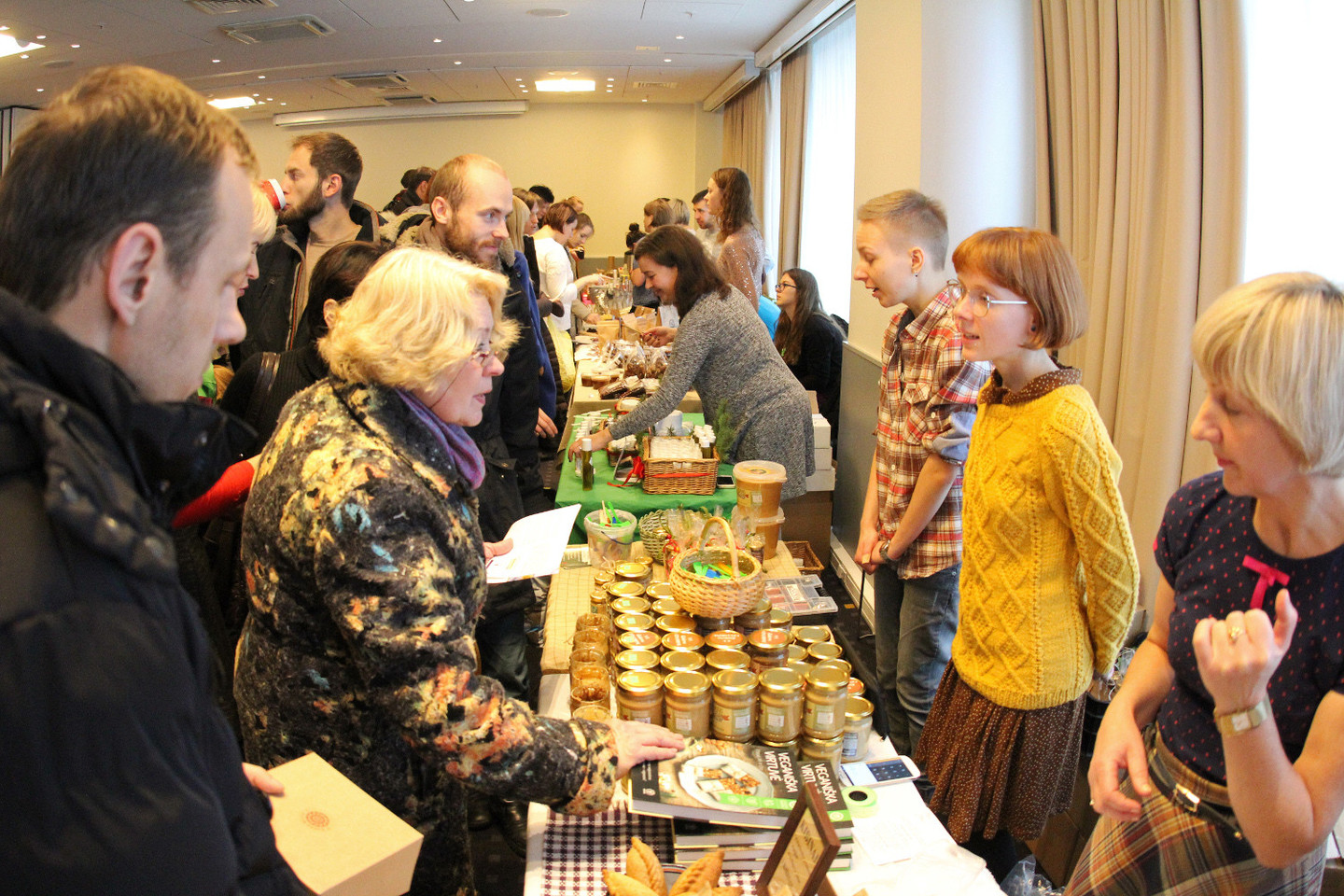 Augalinio maisto renginiai Vilniuje ir Kaune sulaukė milžiniško susidomėjimo. <br> G.Šalkauskaitės nuotr.
