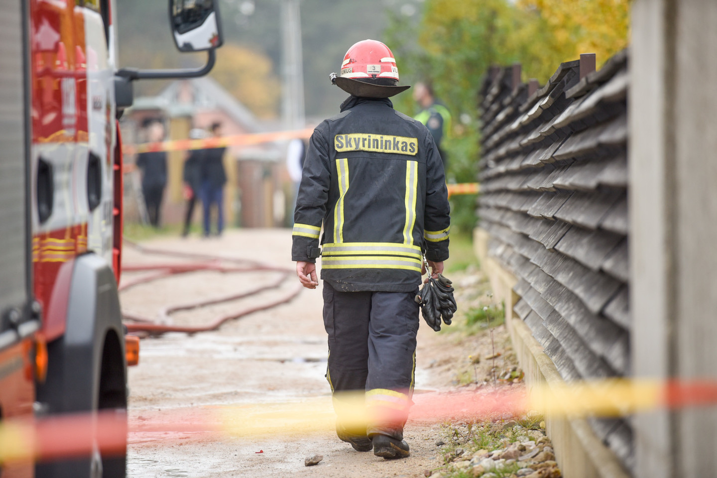 Tragiškas gaisras Vilniuje: namo rūsyje rastas vyro lavonas.